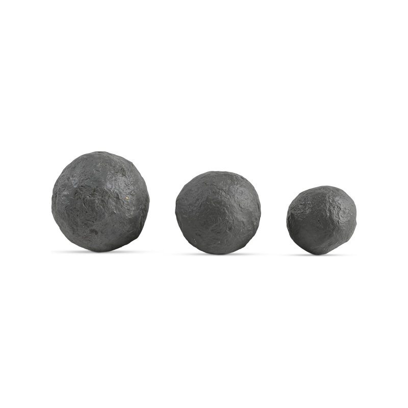 Balance Paper Mache Spheres-Set Of 3