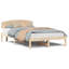 Vidaxl Bed Frame With Headboard Solid Pine Wood-113971112-113971115