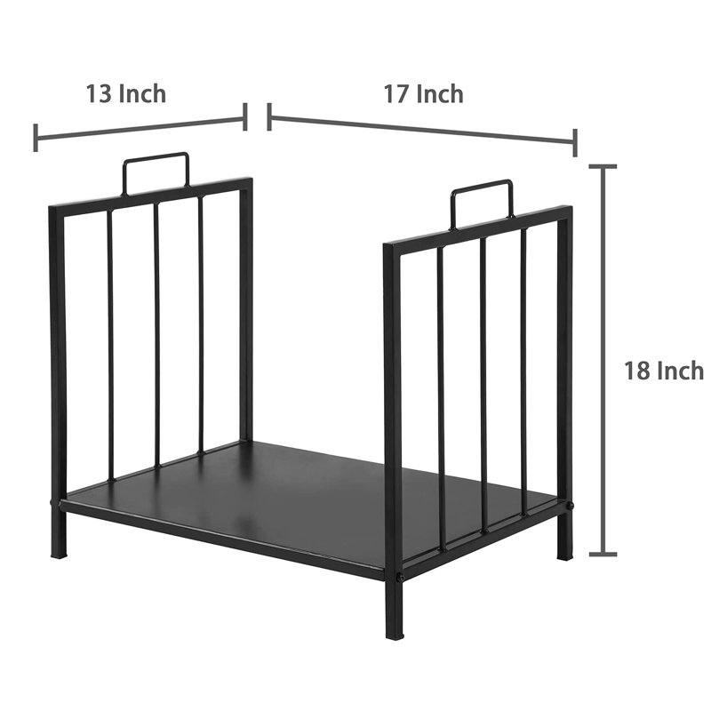 33cm W Metal Log Rack