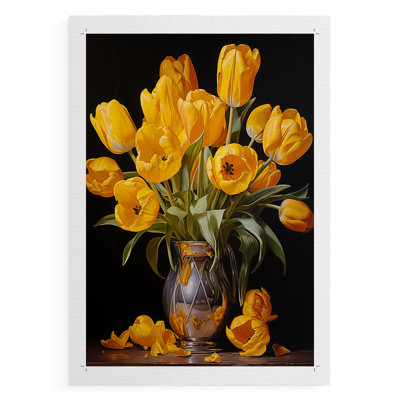 FLORAL Series DCCXCVIII -Canvas Print Only - NOT FRAMED