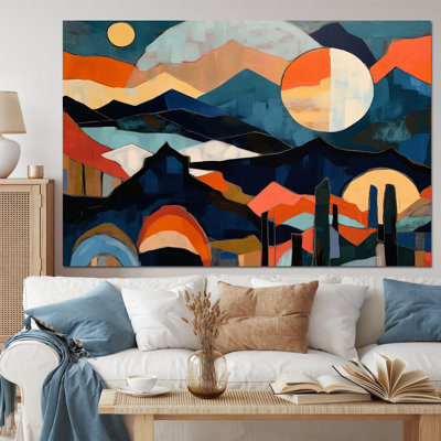 Mid Century Perspectives III - Modern Midcentury Canvas Print