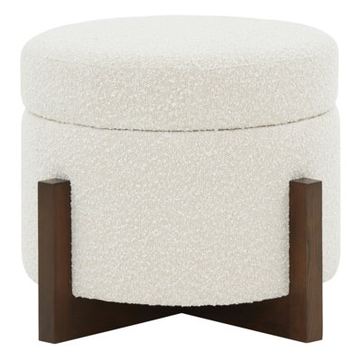 Danylyn Boucle Storage Ottoman