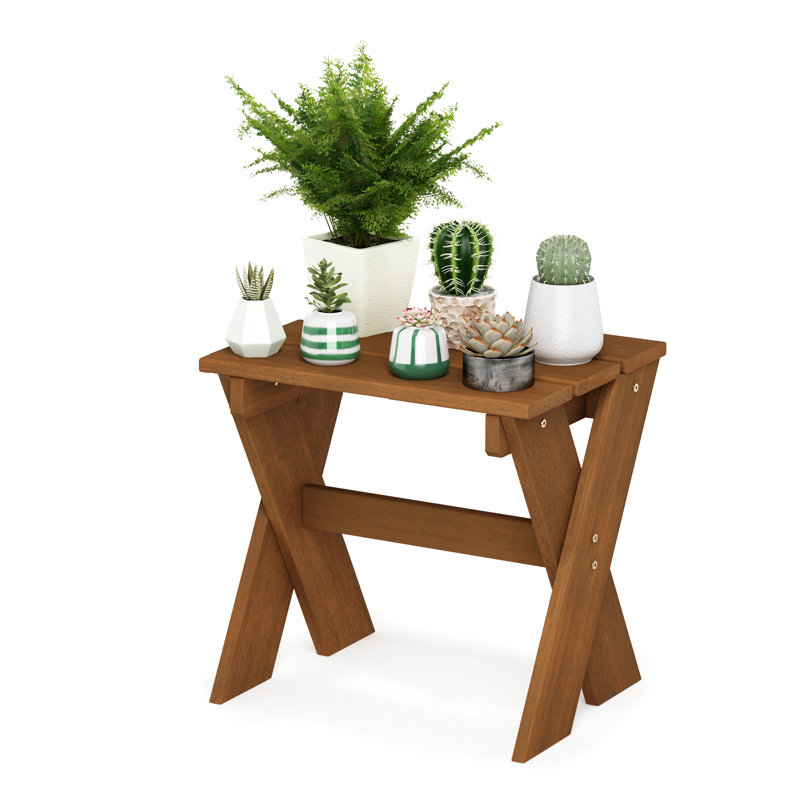 Ermont Rectangular Outdoor Side Table , 17.8'' in. W 13.8'' in. D, Natural