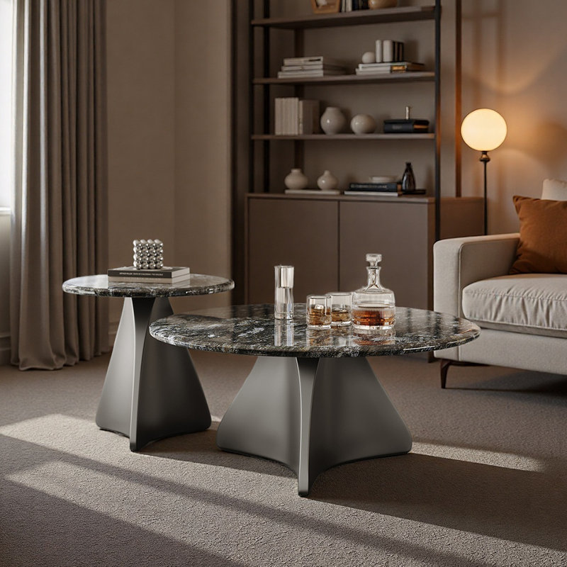 Table basse Luxury, H 15,4 po x L 35,4 po x l 35,4 po