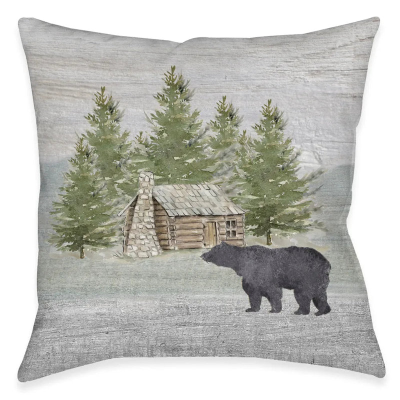 Coussin décoratif Welcome To The Cabin