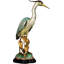 Porcelain Heron Figurine With Bronze Ormolu In Bird Figure Collection