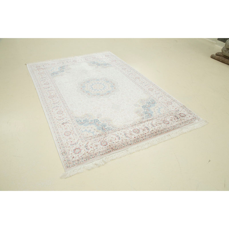 Antep Silk Rug, Rectangle 5'2" x 7'6"