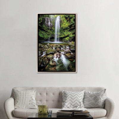 Puerto Rico Waterfall - Wall Art Print - Framed Canvas