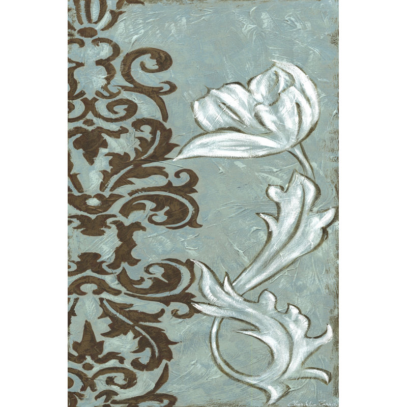 Floral And Damask II by Chariklia Zarris - Wrapped Canvas Art Prints, 46cm H x 30cm W