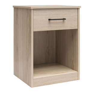 45cm W Manufactured Wood Bedside Table