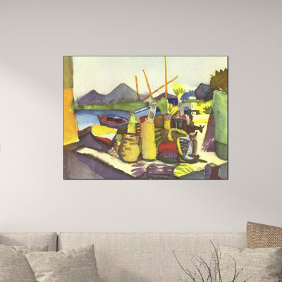 Macke August - Wrapped Canvas Painting