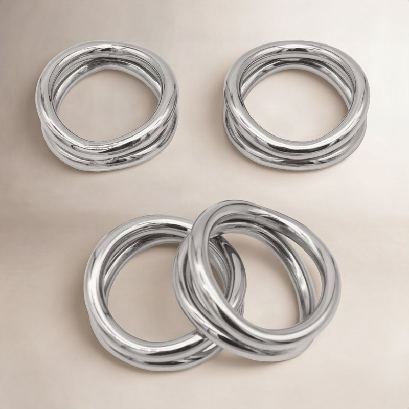 Twist Napkin Ring, Silver