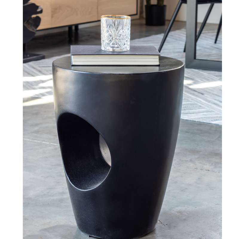 Aylard Accent Stool, Black