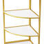 Grande armoire de coin en bois