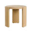 Table de bout en bois avec base en chêne