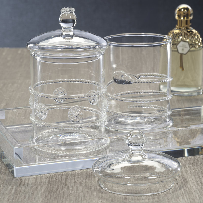 Ensemble de 2 bocaux en verre avec couvercle Juliet