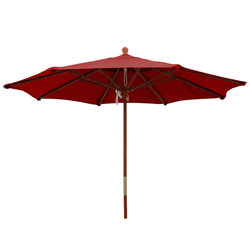 Sunbrella de marché 9 pi Witherspoon, Toile Sunbrella® rouge Jockey