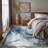 Abstract Wave Contemporary Area Rug-395693096