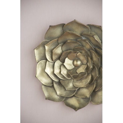 D10x1.4" Succulent Wall Plaque