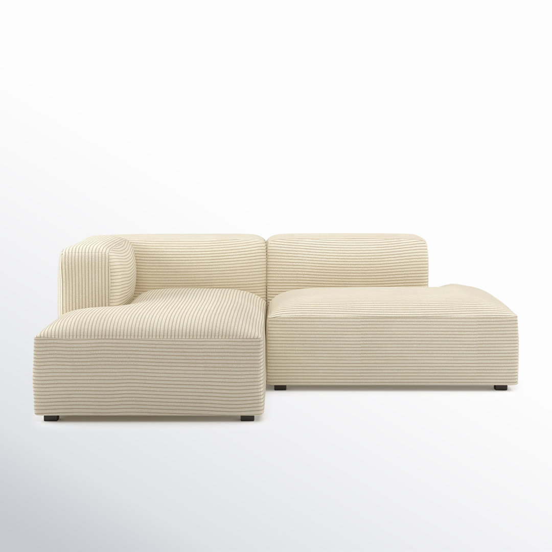 Winnie 2 - Piece Corduroy Sectional AllModern 