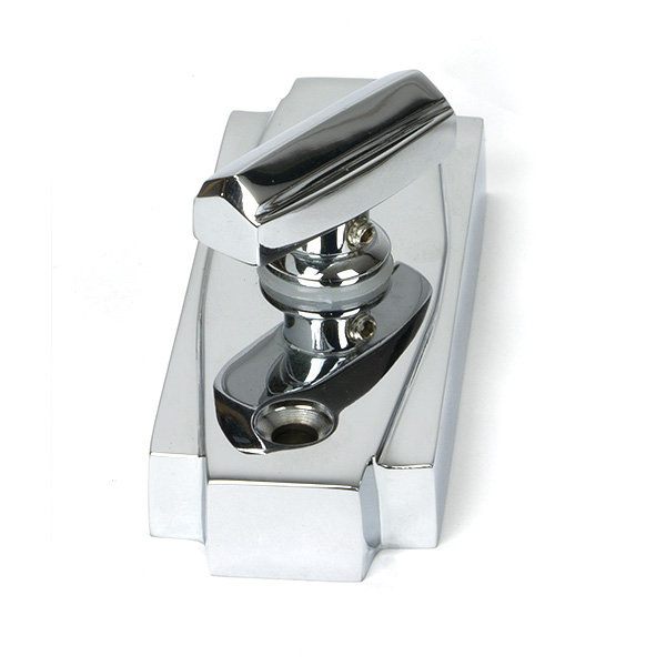 Art Deco Thumbturn, Polished Chrome