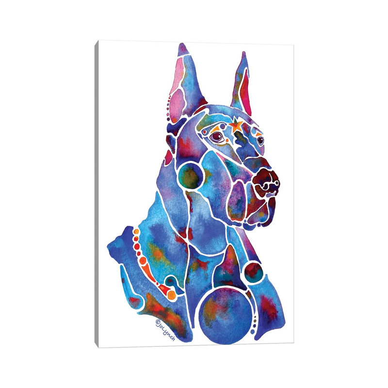 Doberman Dog by Jo Lynch - Wrapped Canvas Gallery-Wrapped Canvas Giclée, 66.04 cm H x 45.72 cm W x 3.175 cm D