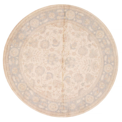Tapis oriental en laine crème / bleu clair Kielmeyer