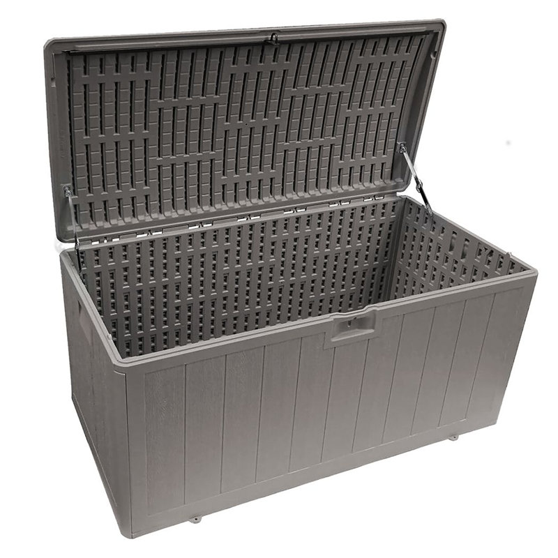 Plastic Development Group 48'' W 105 Gallons Water Resistant Resin Deck Box, Gray
