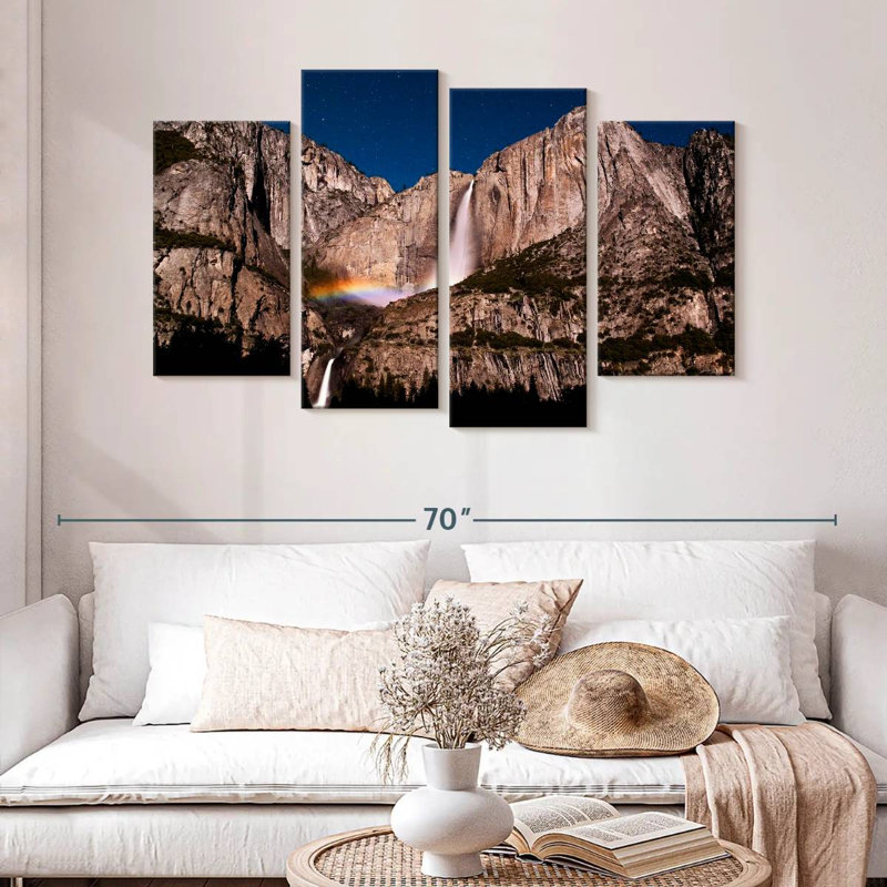 Alvord Waterfall Moonbow, 32" H x 52" W