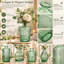 Glass Table Vase - Set of 16