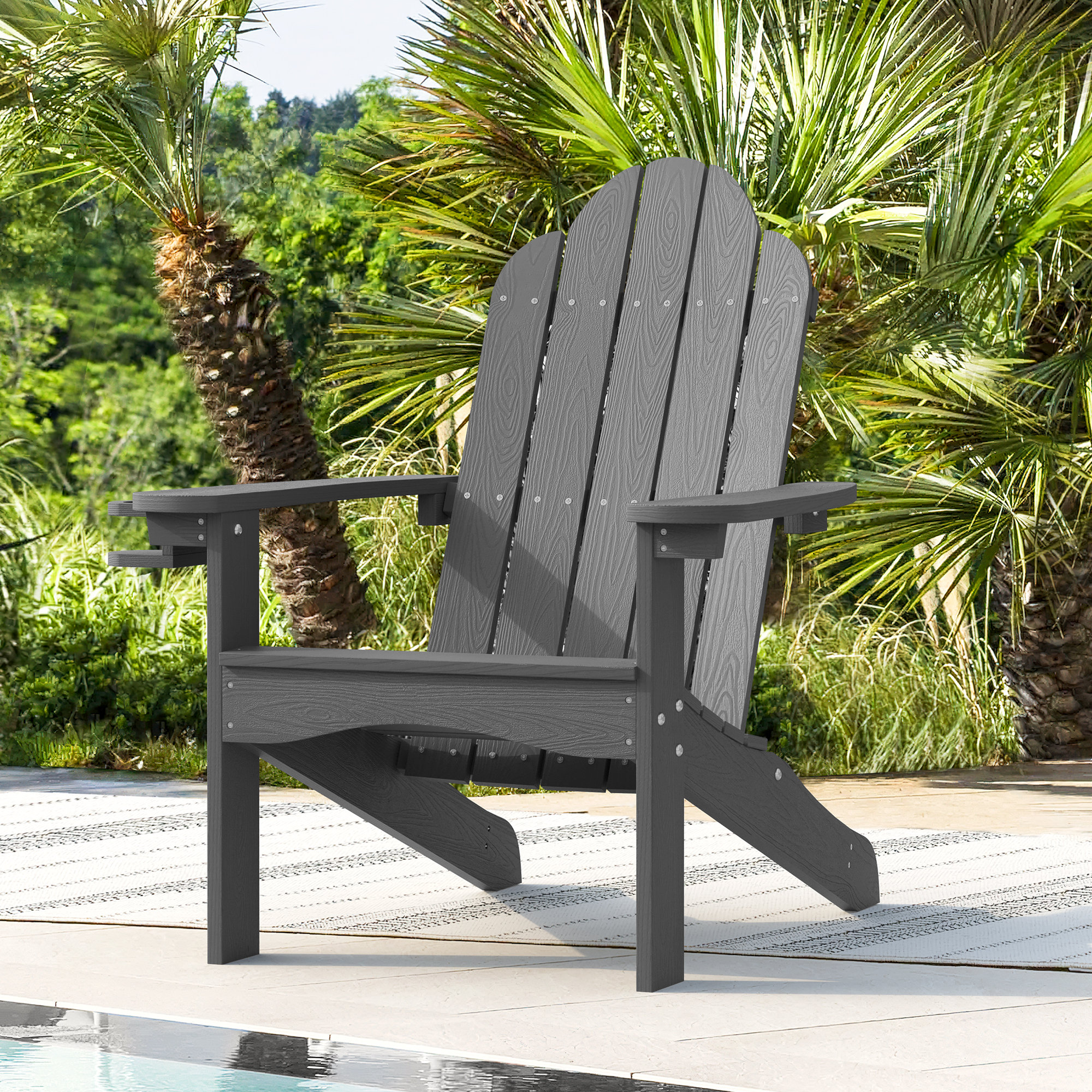 Ubuy All Weather Plastic Adirondack Chairs Resin Ardonic Chairs