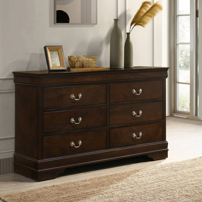 Cappuccino 6-drawer Dresser