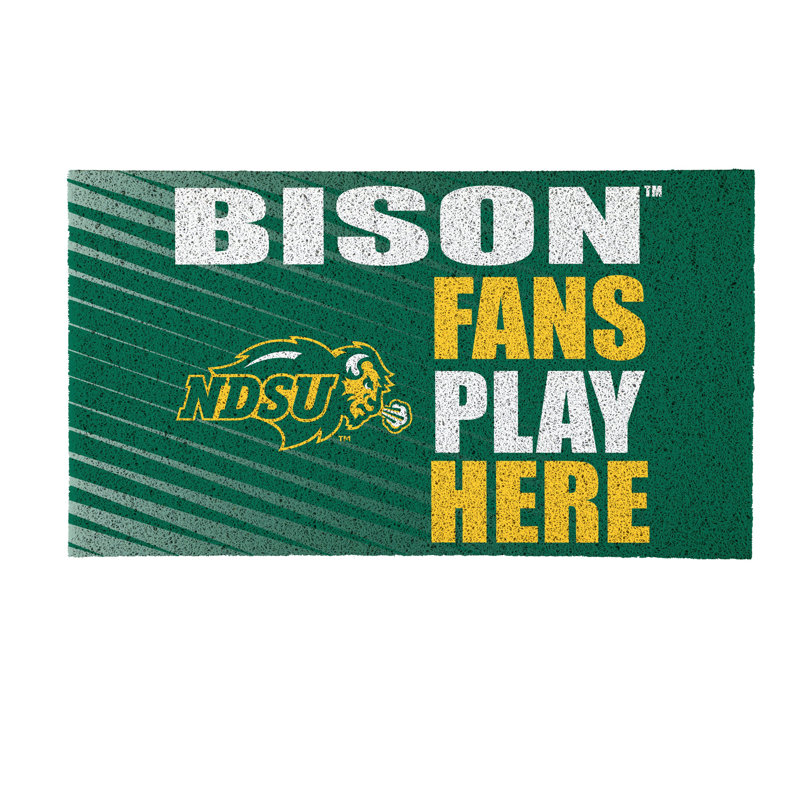 Tapis en PVC de l'Université North Dakota State, 28 po x 16 po