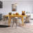 60" Rustic Farmhouse Rectangular Dining Table-964315075