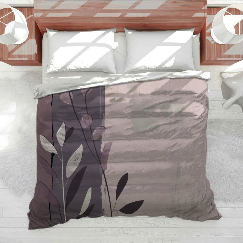 Poppies Floral Illustrative Cotton Blend Comforter, Twin Comforter