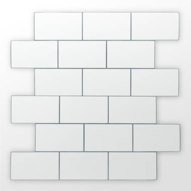 Subway Tiles (Blanco) - 10 Baldosas Adhesivas 3D – FANCYHAUS