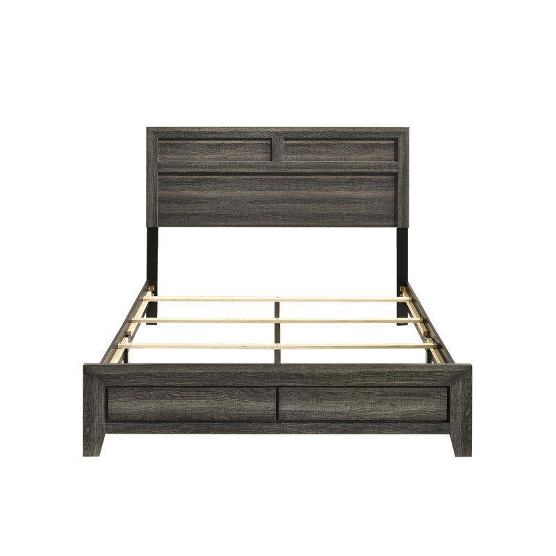 Panneau Albano avec lit USB, gris, Grand