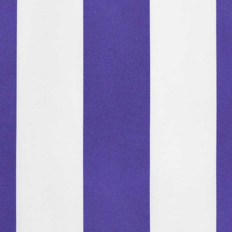Replacement Fabric For Awning Valance, Blue/White, Striped, 580cm W x 20cm D