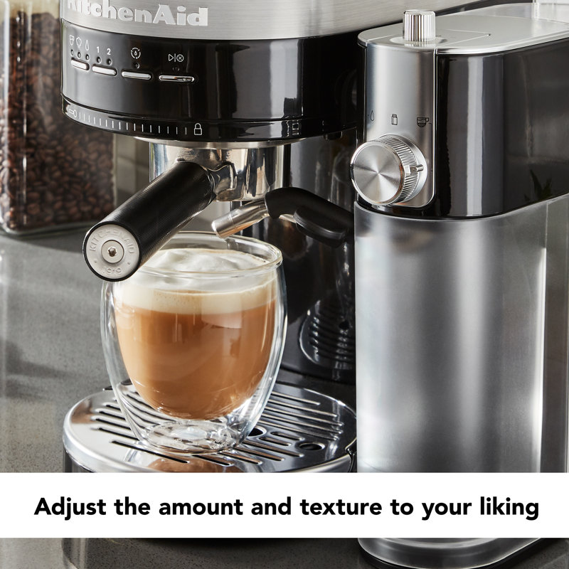 KitchenAid® Metal Automatic Milk Frother Attachment, Onyx Black