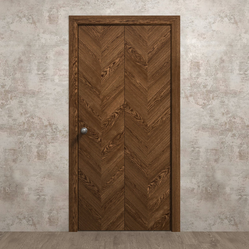 Portes coulissantes pliantes pour garde-robe | Ego 5005 | Ensemble de quincaillerie pour moulures robustes | Portes de garde-robe de chambre en bois massif