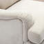Chaise avec accoudoirs rembourrés 100% polyester doux par Timeless, siège d'appoint classique pour le salon, la chambre à coucher et le bureau