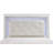 Glamorous Design 1Pc Bed Button-Tufted LED Headboard Faux Alligator Embossed Textured Panels Bed
