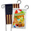 Drapeau de jardin en polyester 2 côtés 18,5 x 13 po