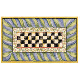 Courtly Check® Purple/Green Washable Rug