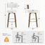 Tabouret de bar et de comptoir pivotant rembourré-1118633825-1118633816