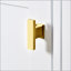 Meuble-lavabo autoportant moderne 36 po avec lavabo en céramique, 4 tiroirs et 2 armoires, structure en bois massif pour un rangement efficace-1324798362