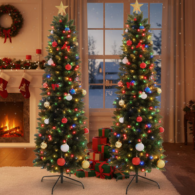 Arbre de Noël artificiel pré-éclairé