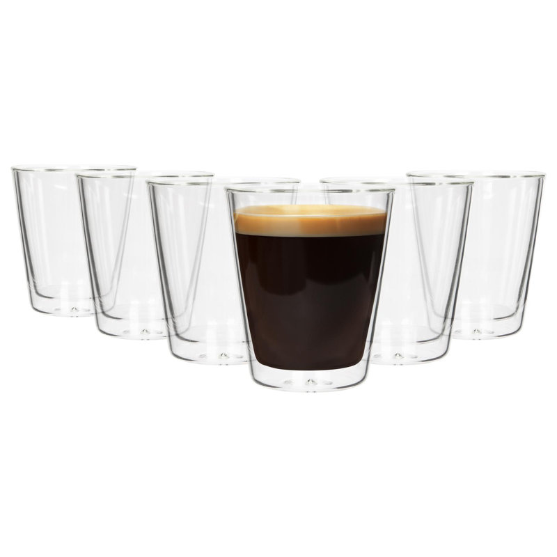 Rink Drink 200ml Double Walled Glasses - Set of 6