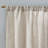 Linen Blend Light Filtering Curtain Panel Pair(2 Pcs Window Panels)-1226149759