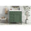 Meuble-lavabo moderne 30 po avec lavabo supérieur - 2 tiroirs et tiroir escamotable, meuble-lavabo simple